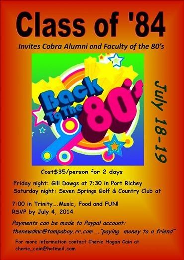 Back to the 80's Class Reunion