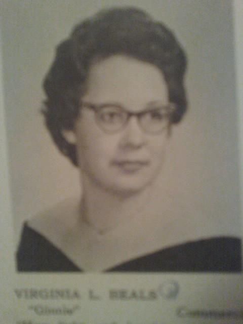 Virginia Beals - Class of 1962 - Pine-richland High School