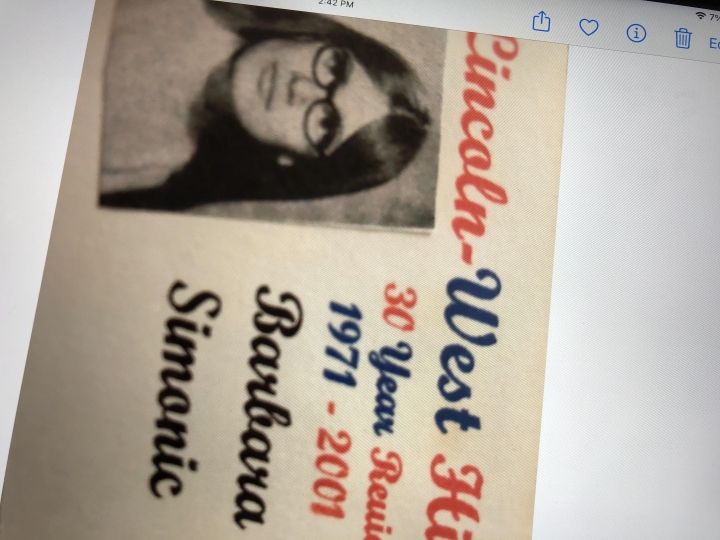 Barbara Simonic - Class of 1971 - Lincoln West High School
