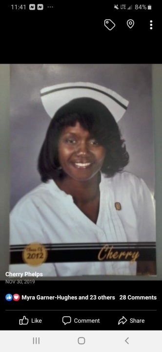 Cherry Phelps Bsn Rn - Class of 1981 - Gwendolyn Brooks Junior High School
