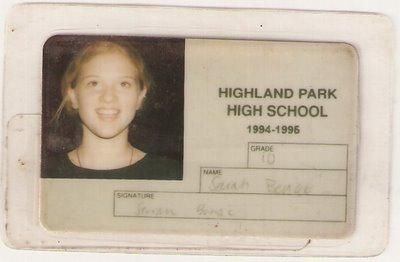 Sarah Benac - Class of 1997 - Highland Park High School
