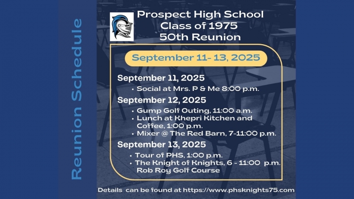 PHS Class of 1975 50-YEAR REUNION