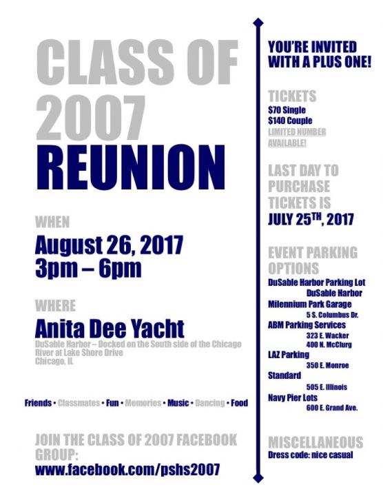 Class of 2007 10-year Reunion