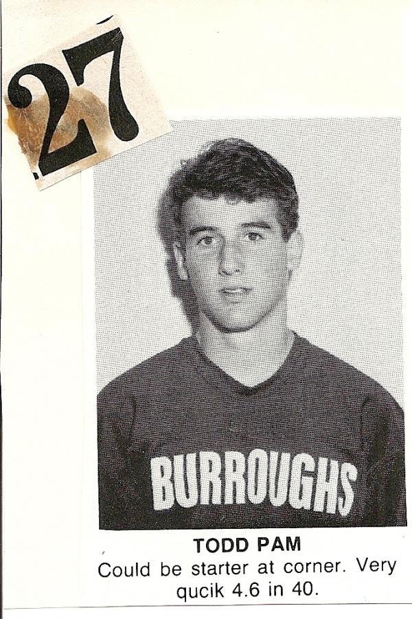 Todd Pam - Class of 1987 - John Burroughs High School
