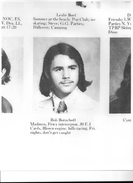 Bob Borochoff - Class of 1973 - Tustin High School
