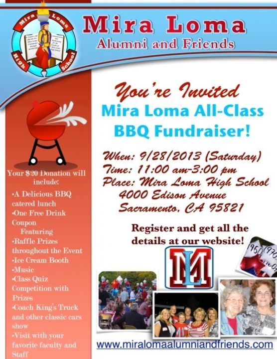 Mira Loma All Class BBQ Reunion Fundraiser