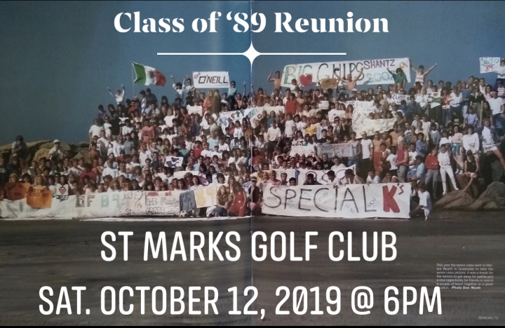 Class of 1989 Reunion - THE BIG 30 YEAR CELEBRATION!