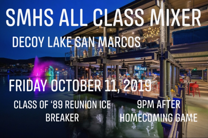 SMHS ‘89 Reunion Ice Breaker  - Mixer - All Classes and Faculty