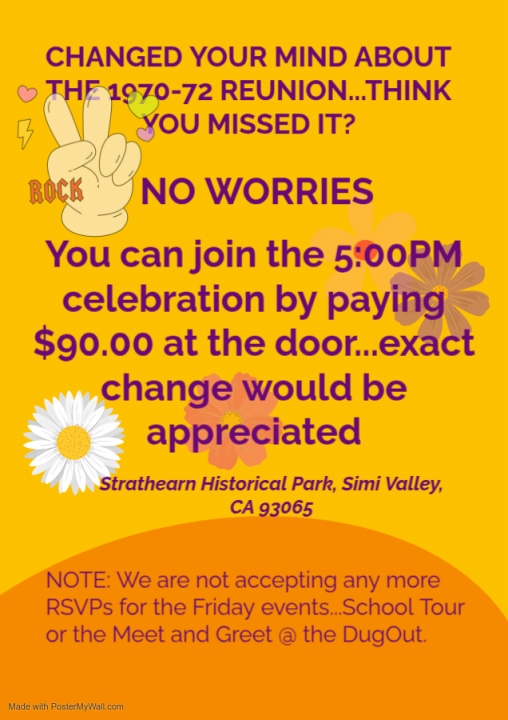 1970-1972 Multi-Year Celebration and Reunion