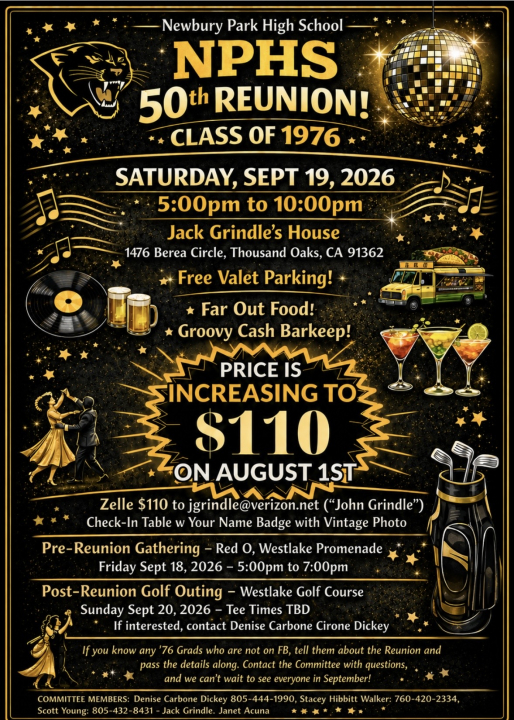 Class of 1976 50 Year Reunion
