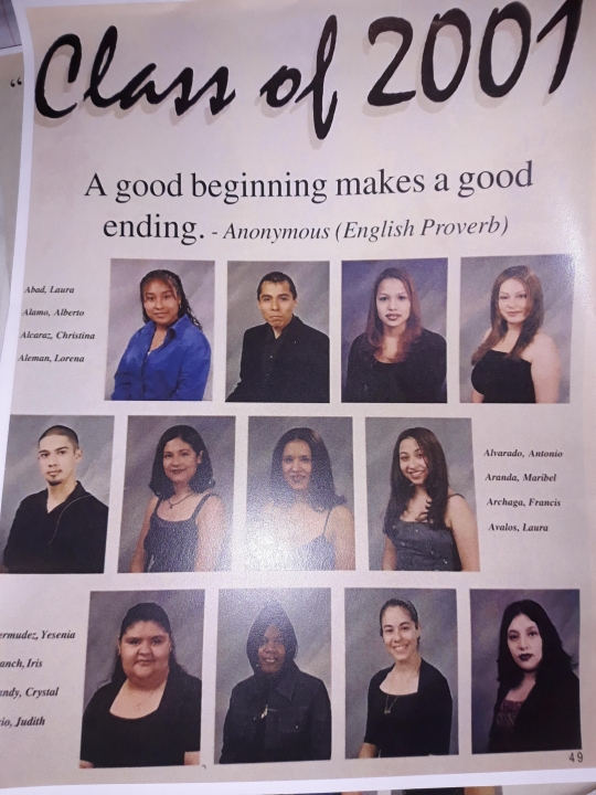 Eliborio Cortez - Class of 2001 - Wells Community Academy High School