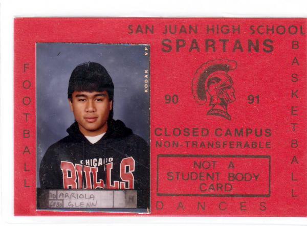 Glenn Arriola - Class of 1993 - San Juan High School