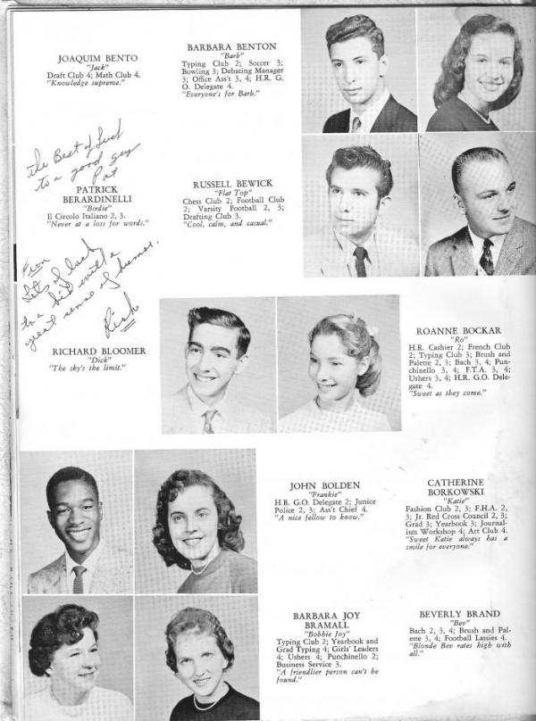 Catherine Borkowski - Class of 1958 - Newburgh Free Academy High School