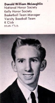 Donald Mclaughlin - Class of 1963 - Thomas Kelly High School