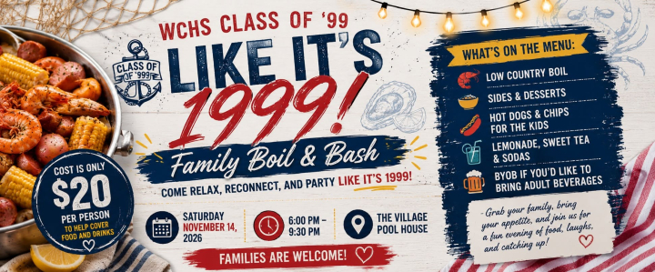 WCHS Class of 1999 Family Low Country Boil