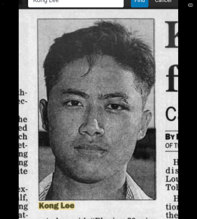 Kong Lee - Class of 1994 - Oshkosh West High School