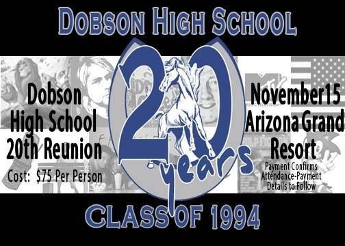 Dobson class of 1994- 20 Year Reunion