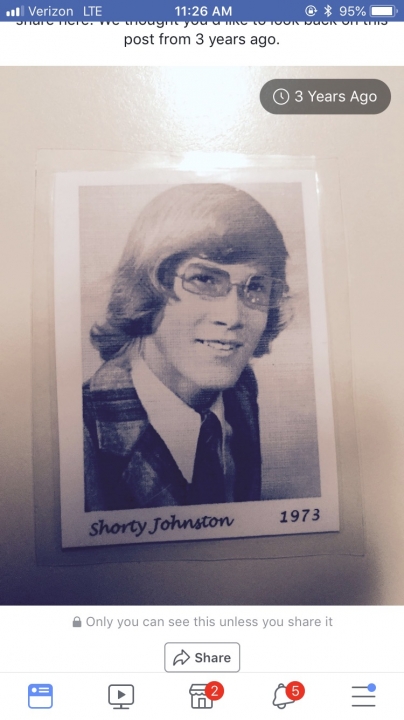 Kevin (shorty) Johnston - Class of 1973 - Apache Junction High School
