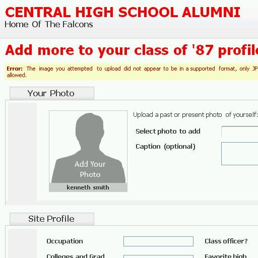 Kenneth Smith - Class of 1987 - Central High School