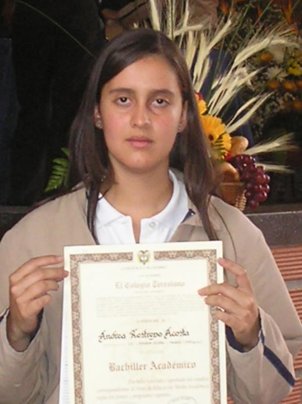 Andrea Restrepo - Class of 2007 - Lexington High School
