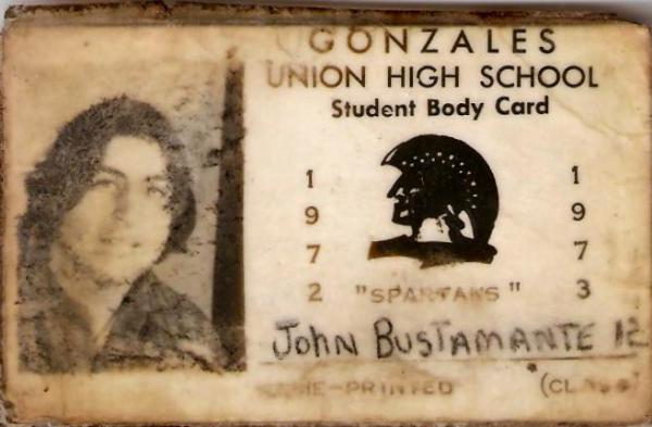 John Bustamante - Class of 1973 - Gonzales High School