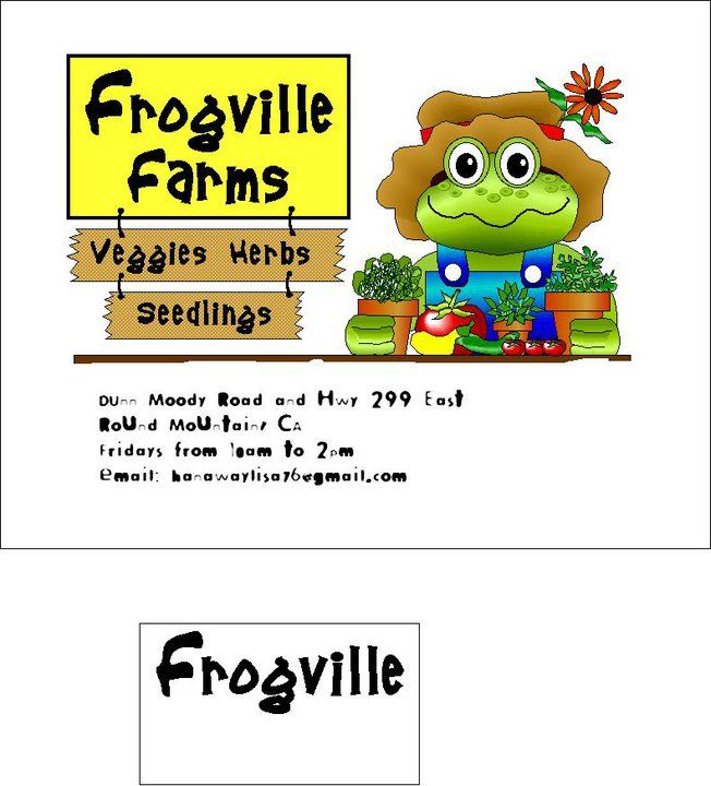 Frogville Farms Frogville Farms - Class of 1981 - Bret Harte High School