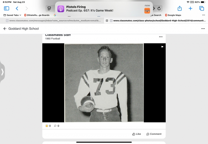 Glade Presnal - Class of 1960 - Goddard High School