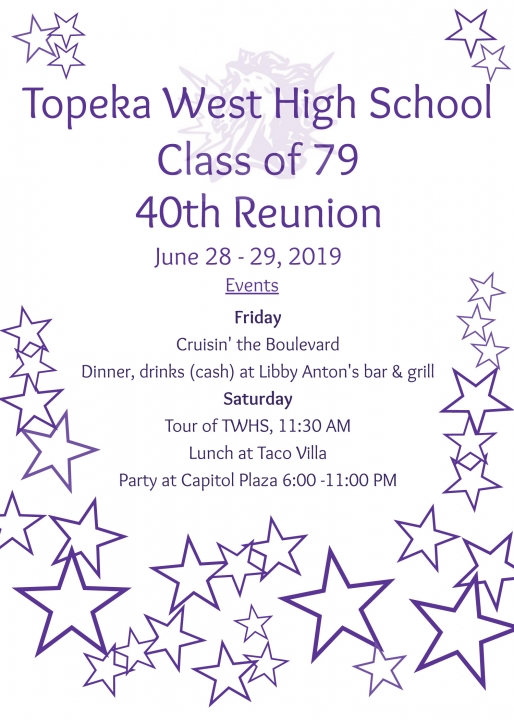 TWHS Class of 1979 40th Reunion