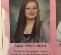 Chloe Albert, class of 2015