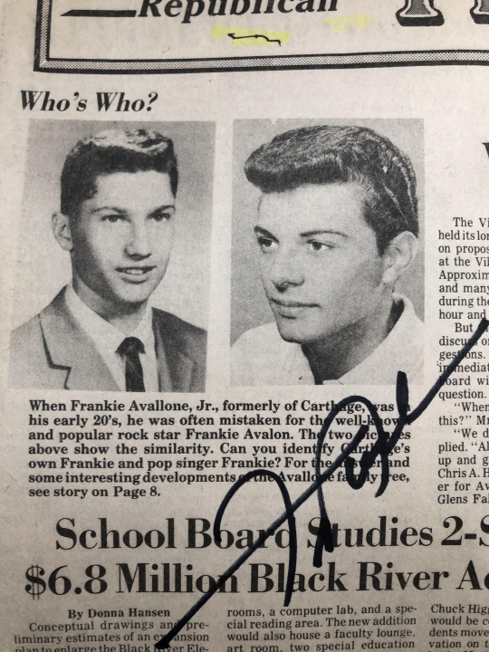 Frank Avallone - Class of 1966 - Carthage High School