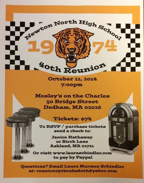 NNHS Class of 1974 40th Reunion