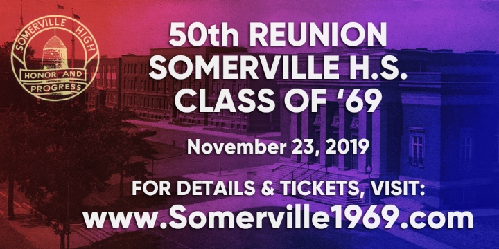 50th Reunion Somerville High Class of '69