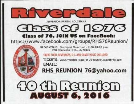 Class of '76 40th Reunion