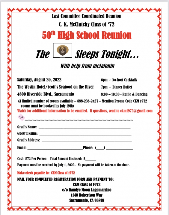 Class of 1972 - 50th Reunion