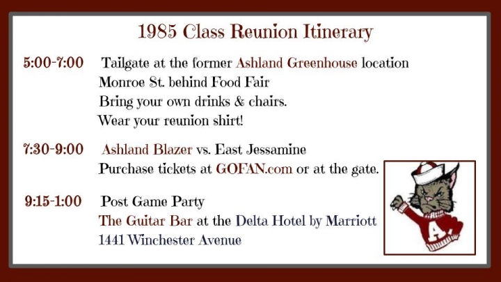 Class of 1985 Reunion