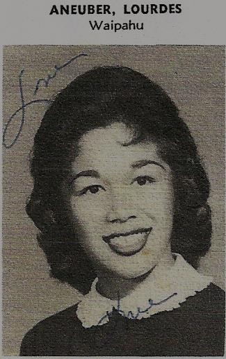 Lourdes Aneuber - Class of 1959 - Waipahu High School