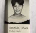 Joan Decano, class of 1966
