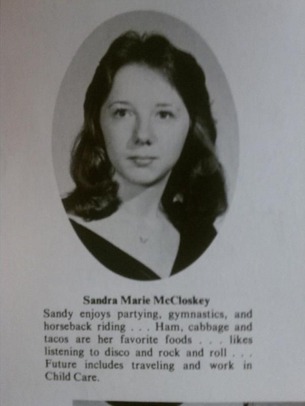 Sandra Mccloskey - Class of 1977 - Maple Shade High School