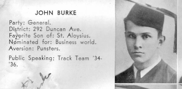 John Burke - Class of 1936 - Lincoln High School