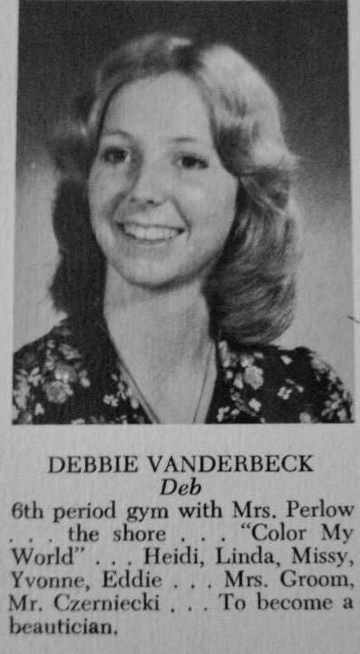Debra Debra Vanderbeck - Class of 1977 - Manchester Regional High School