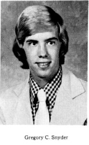 Greg Snyder - Class of 1974 - Benson High School