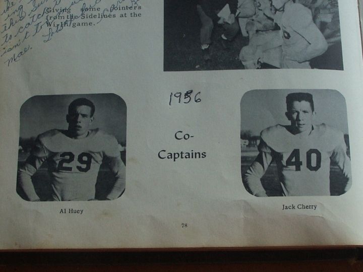 John (jack) Cherry  Football Co- Captain - Class of 1957 - Milford High School