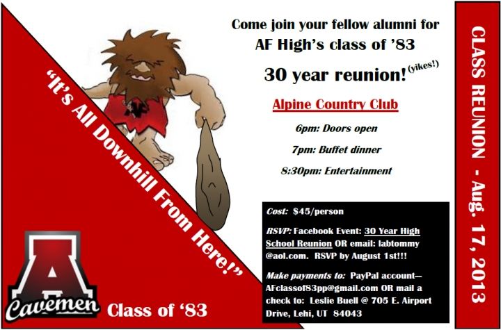 Class of 83 - 30 Year Reunion