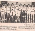 Class Of 1971 Baketball Team