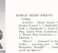 Marcia Sorenti In High School Play "the Babbling Brooks"