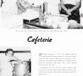 Cafeteria, Bourne High School 1958