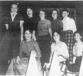 June Deforest At B.h.s. Cheerleader Practice