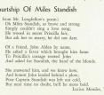 Lucius Mendes (the Courtship Of Miles Standish)