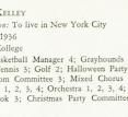 Betsey Kelley 1954 Activities