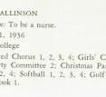 Carol Mallinson, B.h.s. Activities